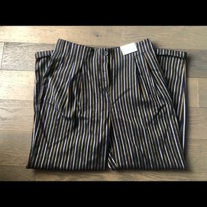 *2 for $40* NWT Sz. Top Shop Dress pants navy/Gold striped